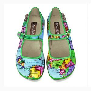 Chocolaticas® Bon Voyage Women's Mary Jane Flat